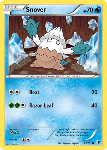 Snover (25/101) [Black & White: Plasma Blast] - The Mythic Store | 24h Order Processing
