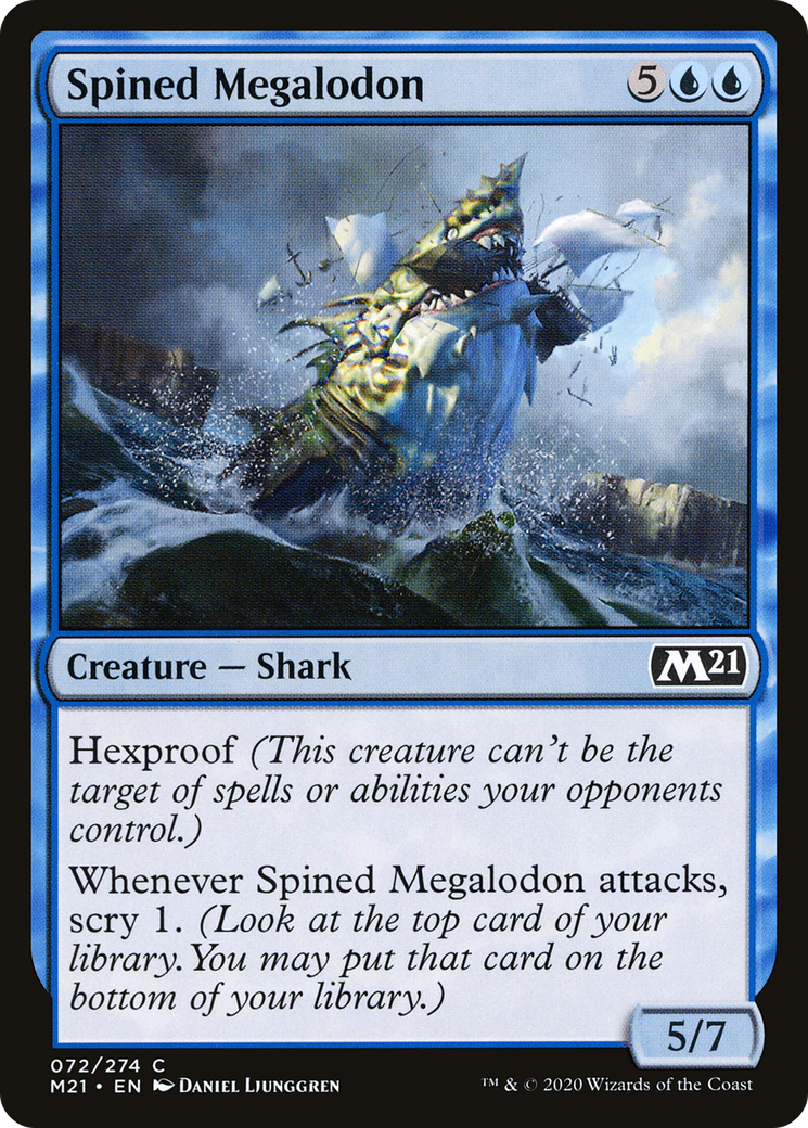 Spined Megalodon [Core Set 2021] - The Mythic Store | 24h Order Processing