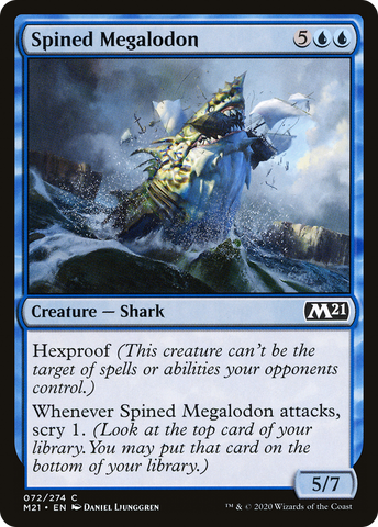 Spined Megalodon [Core Set 2021] - The Mythic Store | 24h Order Processing