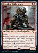 Komainu Battle Armor [Kamigawa: Neon Dynasty Commander] - The Mythic Store | 24h Order Processing