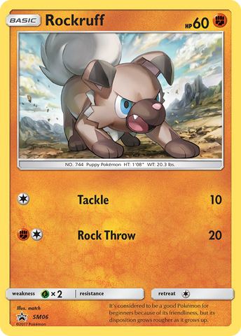 Rockruff (SM06) [Sun & Moon: Black Star Promos] - The Mythic Store | 24h Order Processing