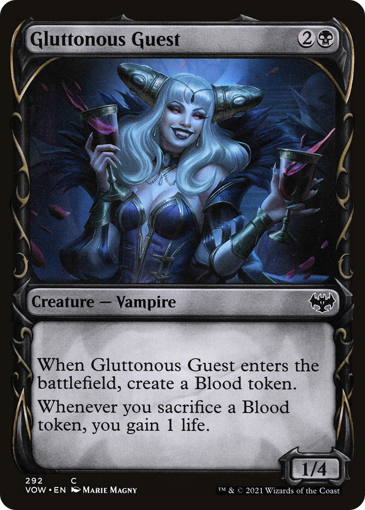 Gluttonous Guest (Showcase Fang Frame) [Innistrad: Crimson Vow] - The Mythic Store | 24h Order Processing