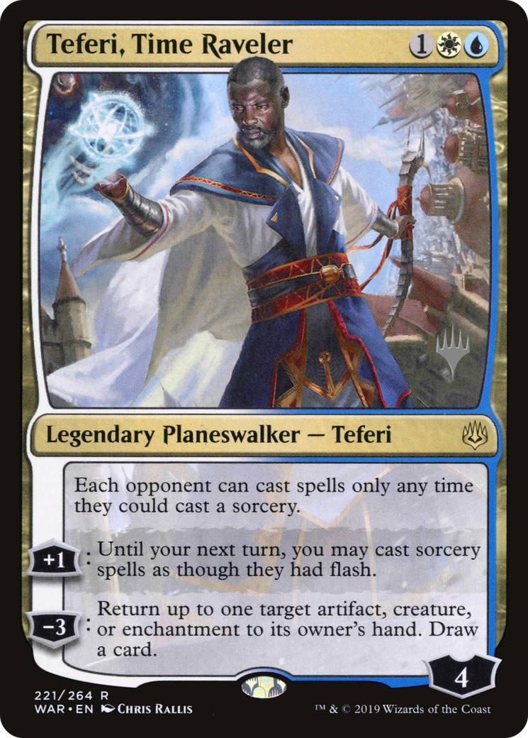 Teferi, Time Raveler (Promo Pack) [War of the Spark Promos] - The Mythic Store | 24h Order Processing