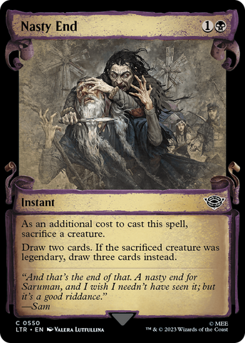 Nasty End [The Lord of the Rings: Tales of Middle-Earth Showcase Scrolls] - The Mythic Store | 24h Order Processing