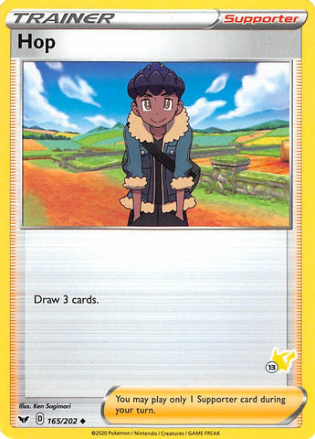 Hop (165/202) (Pikachu Stamp #13) [Battle Academy 2022] - The Mythic Store | 24h Order Processing