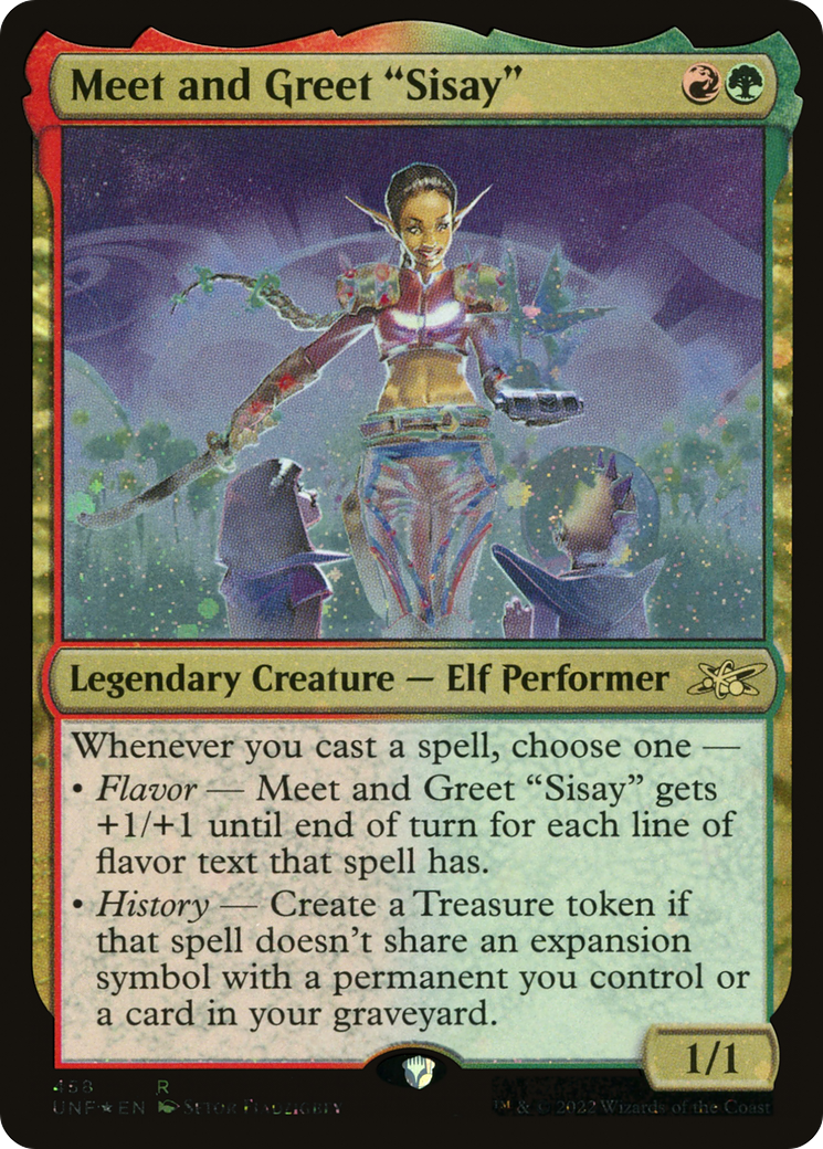 Meet and Greet "Sisay" (Galaxy Foil) [Unfinity] - The Mythic Store | 24h Order Processing