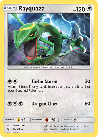 Rayquaza (106/145) [Sun & Moon: Guardians Rising] - The Mythic Store | 24h Order Processing