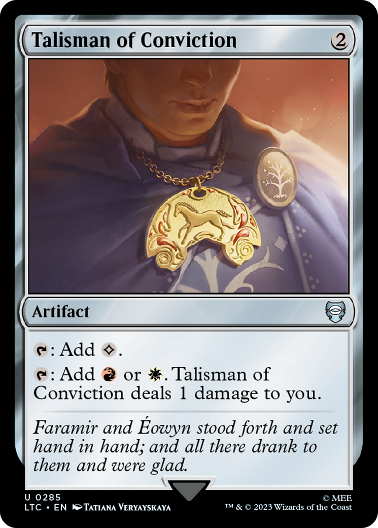 Talisman of Conviction [The Lord of the Rings: Tales of Middle-Earth Commander] - The Mythic Store | 24h Order Processing