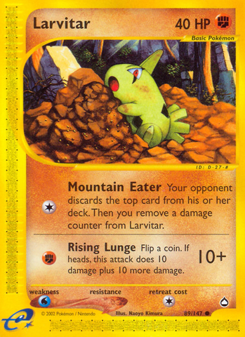 Larvitar (89/147) [Aquapolis] - The Mythic Store | 24h Order Processing