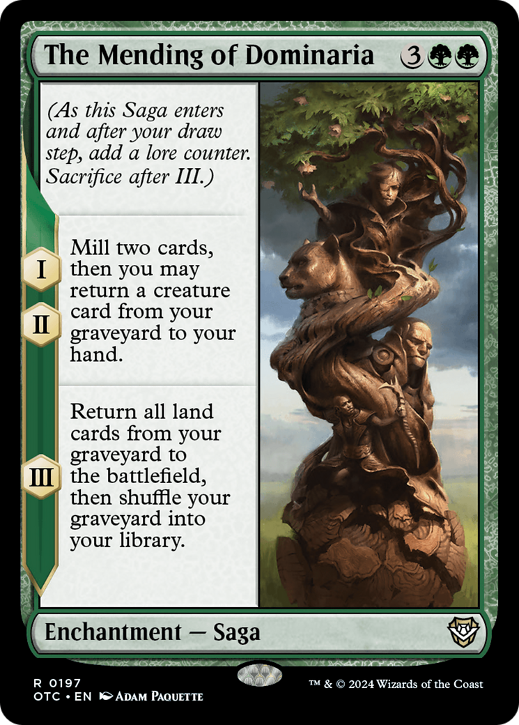 The Mending of Dominaria [Outlaws of Thunder Junction Commander] - The Mythic Store | 24h Order Processing