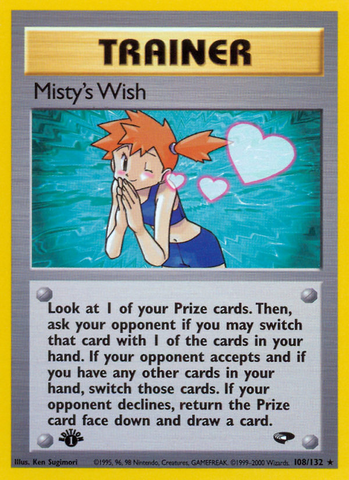Misty's Wish (108/132) [Gym Challenge 1st Edition] - The Mythic Store | 24h Order Processing