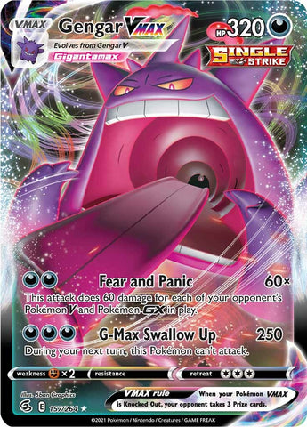Gengar VMAX (157/264) [Sword & Shield: Fusion Strike] - The Mythic Store | 24h Order Processing