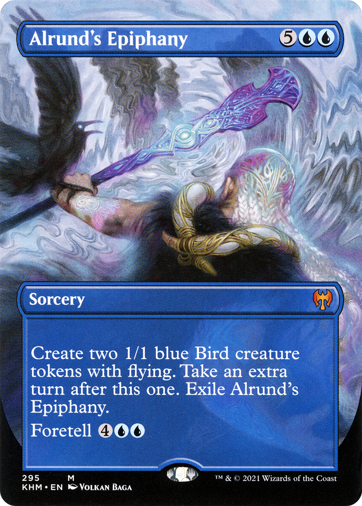 Alrund's Epiphany (Borderless Alternate Art) [Kaldheim] - The Mythic Store | 24h Order Processing