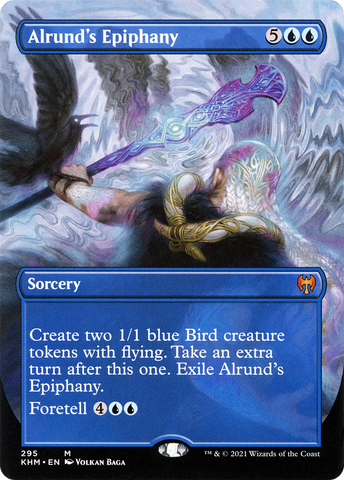 Alrund's Epiphany (Borderless Alternate Art) [Kaldheim] - The Mythic Store | 24h Order Processing