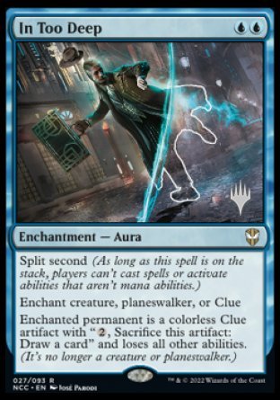 In Too Deep (Promo Pack) [Streets of New Capenna Commander Promos] - The Mythic Store | 24h Order Processing