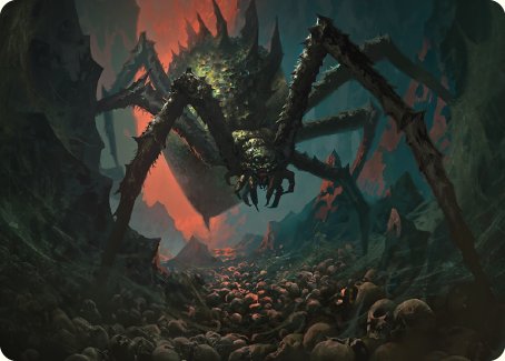 Shelob, Child of Ungoliant Art Card [The Lord of the Rings: Tales of Middle-earth Art Series] - The Mythic Store | 24h Order Processing