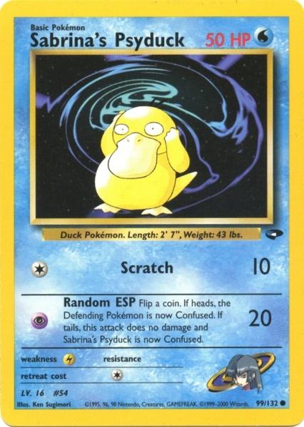 Sabrina's Psyduck (99/132) [Gym Challenge Unlimited] - The Mythic Store | 24h Order Processing
