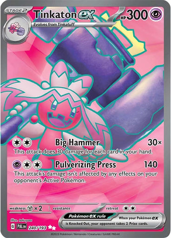 Tinkaton ex (240/193) [Scarlet & Violet: Paldea Evolved] - The Mythic Store | 24h Order Processing