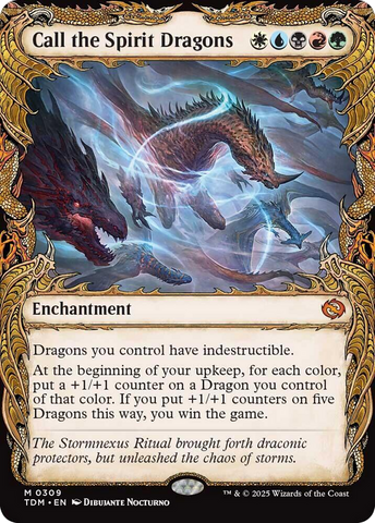 Call the Spirit Dragons (Showcase) [Tarkir: Dragonstorm] - The Mythic Store | 24h Order Processing