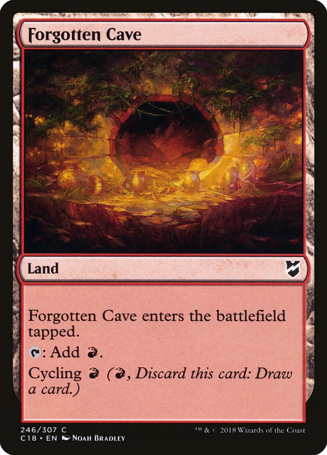 Forgotten Cave [Commander 2018] - The Mythic Store | 24h Order Processing