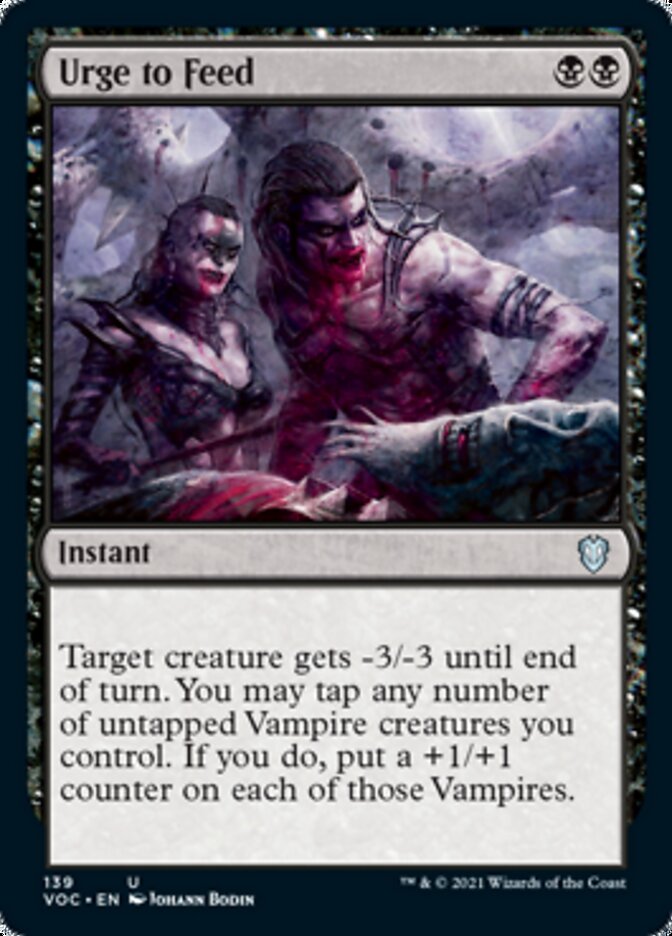 Urge to Feed [Innistrad: Crimson Vow Commander] - The Mythic Store | 24h Order Processing