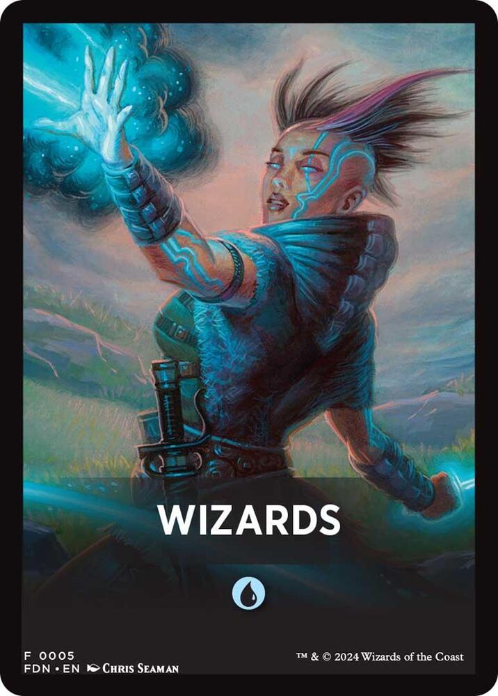 Wizards Theme Card [Foundations Tokens] - The Mythic Store | 24h Order Processing