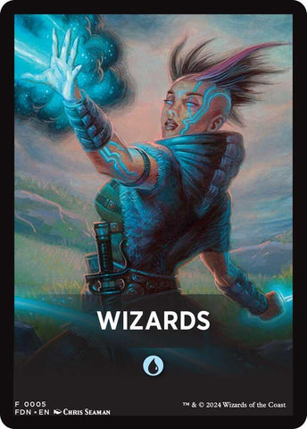 Wizards Theme Card [Foundations Tokens] - The Mythic Store | 24h Order Processing