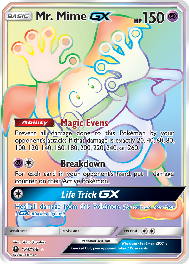 Mr. Mime GX (173/168) [Sun & Moon: Celestial Storm] - The Mythic Store | 24h Order Processing