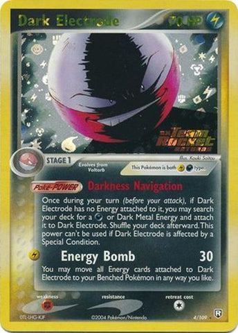 Dark Electrode (4/109) (Stamped) [EX: Team Rocket Returns] - The Mythic Store | 24h Order Processing