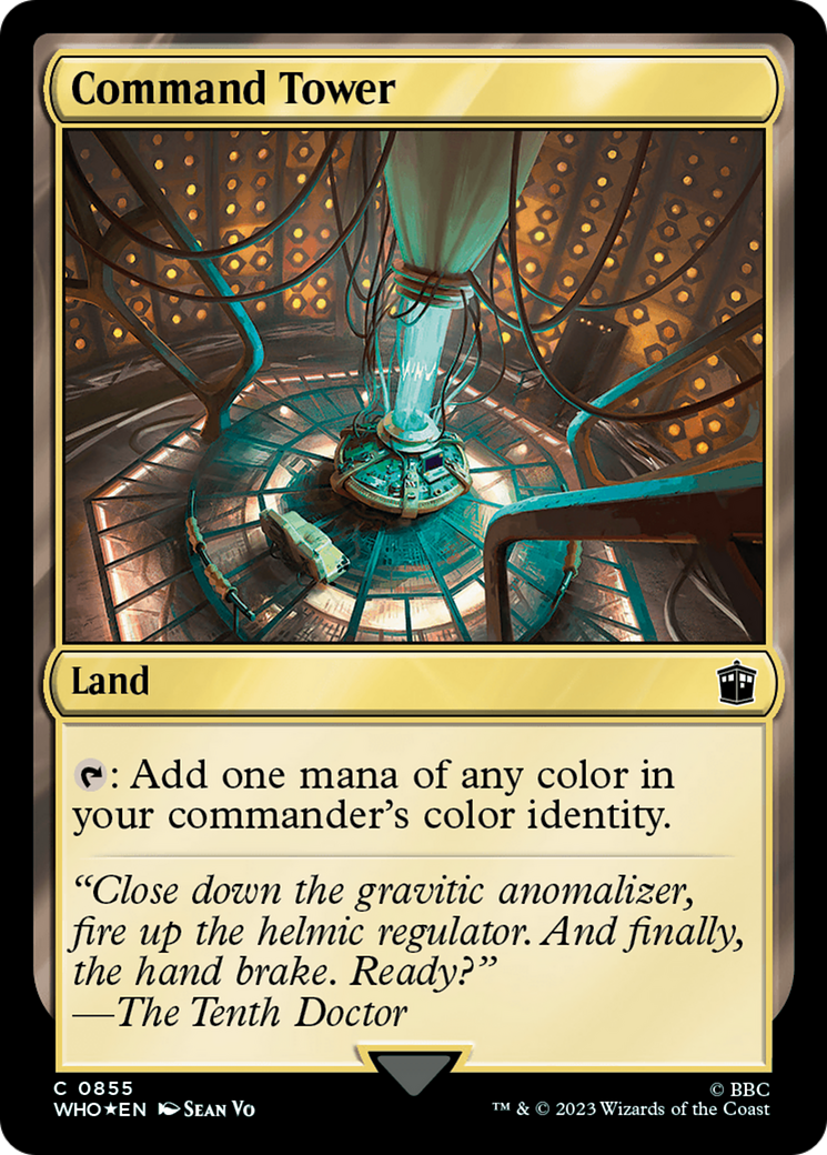 Command Tower (0855)(Surge Foil) [Doctor Who] - The Mythic Store | 24h Order Processing