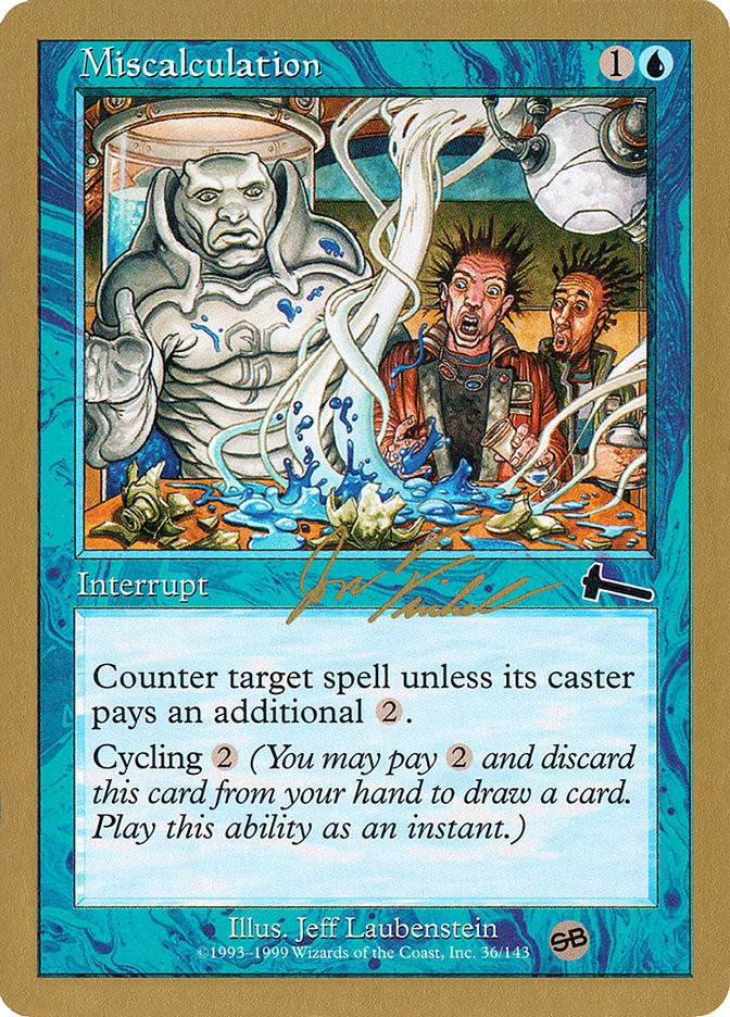 Miscalculation (Jon Finkel) (SB) [World Championship Decks 2000] - The Mythic Store | 24h Order Processing
