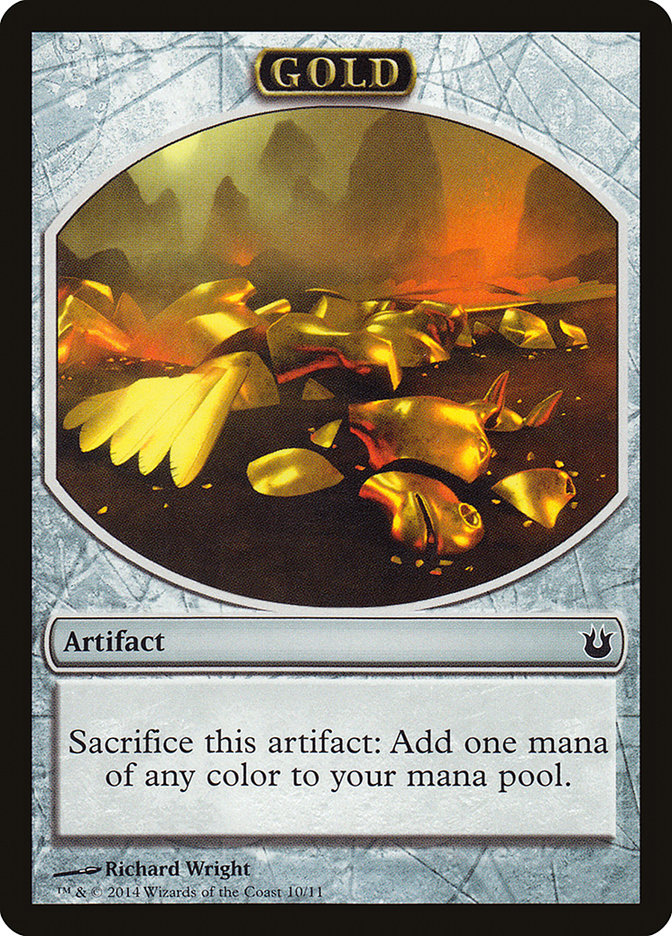 Gold Token [Born of the Gods Tokens] - The Mythic Store | 24h Order Processing