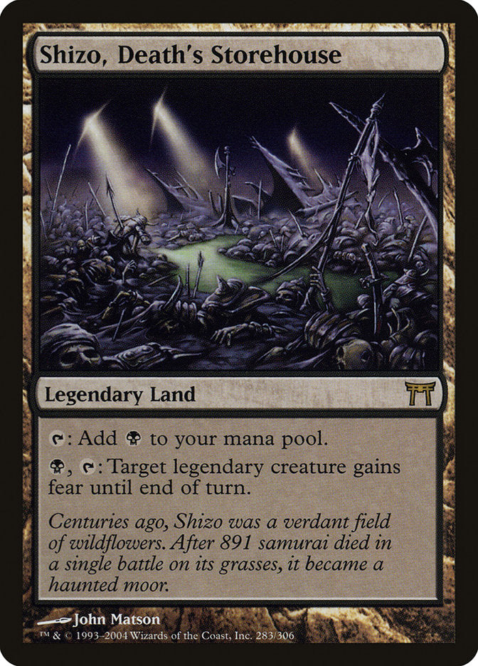 Shizo, Death's Storehouse [Champions of Kamigawa] - The Mythic Store | 24h Order Processing