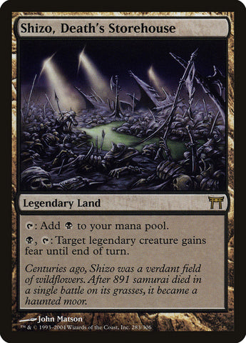 Shizo, Death's Storehouse [Champions of Kamigawa] - The Mythic Store | 24h Order Processing