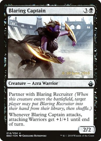 Blaring Captain (Prerelease) [Battlebond Prerelease Promos] - The Mythic Store | 24h Order Processing