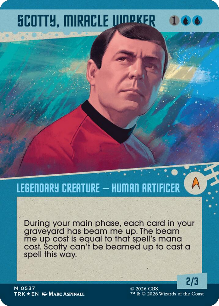 Scotty, Miracle Worker (Showcase) (Surge Foil) [Star Trek] - The Mythic Store | 24h Order Processing