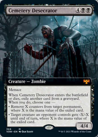 Cemetery Desecrator (Extended Art) [Innistrad: Crimson Vow] - The Mythic Store | 24h Order Processing
