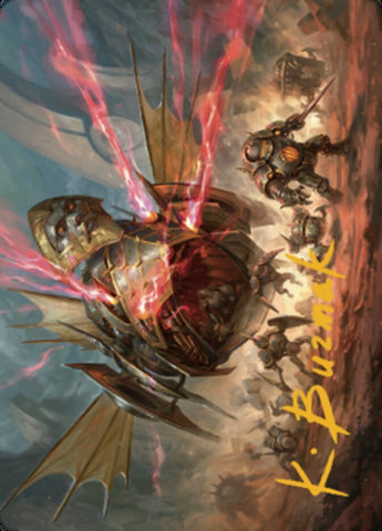 Liberator, Urza's Battlethopter Art Card (Gold-Stamped Signature) [The Brothers' War Art Series] - The Mythic Store | 24h Order Processing