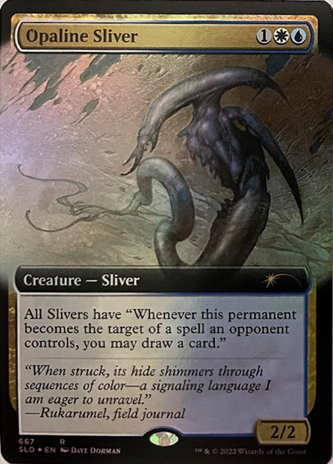 Opaline Sliver (Extended Art) [Secret Lair Drop Promos] - The Mythic Store | 24h Order Processing