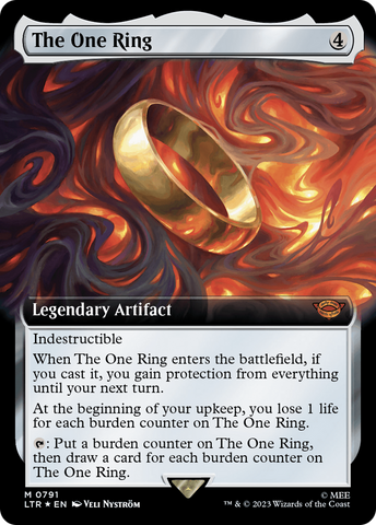 The One Ring (Extended Art) (Surge Foil) [The Lord of the Rings: Tales of Middle-Earth] - The Mythic Store | 24h Order Processing