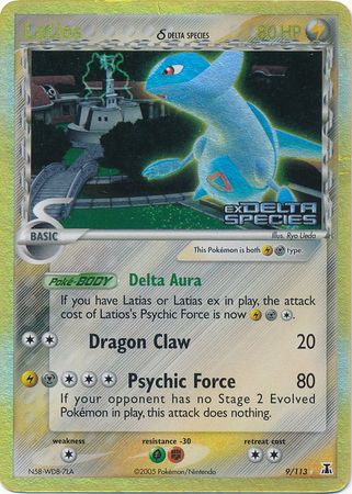 Latios (9/113) (Delta Species) (Stamped) [EX: Delta Species] - The Mythic Store | 24h Order Processing