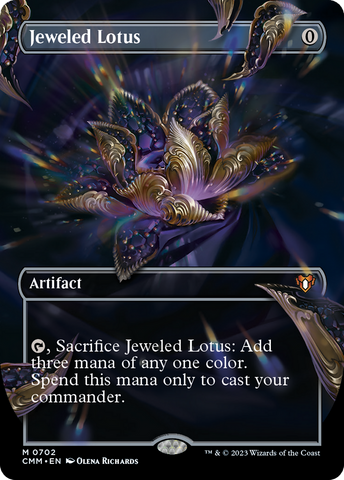 Jeweled Lotus (Borderless Frame Break) [Commander Masters] - The Mythic Store | 24h Order Processing