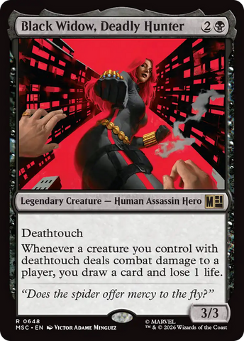 Black Widow, Deadly Hunter [Marvel Super Heroes Commander] - The Mythic Store | 24h Order Processing