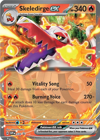 Skeledirge ex (034) [Scarlet & Violet: Black Star Promos] - The Mythic Store | 24h Order Processing