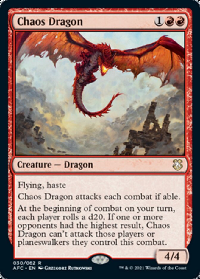 Chaos Dragon [Dungeons & Dragons: Adventures in the Forgotten Realms Commander] - The Mythic Store | 24h Order Processing