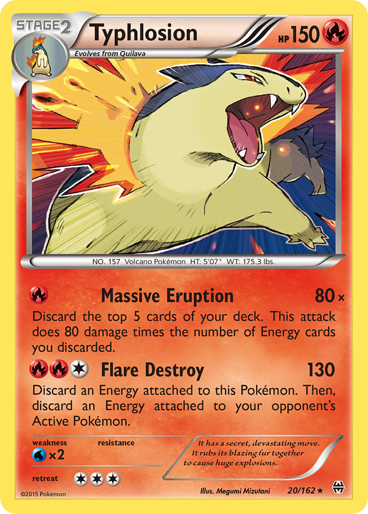 Typhlosion (20/162) [XY: BREAKthrough] - The Mythic Store | 24h Order Processing