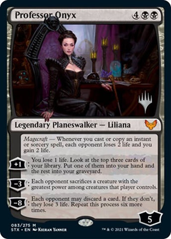 Professor Onyx (Promo Pack) [Strixhaven: School of Mages Promos] - The Mythic Store | 24h Order Processing