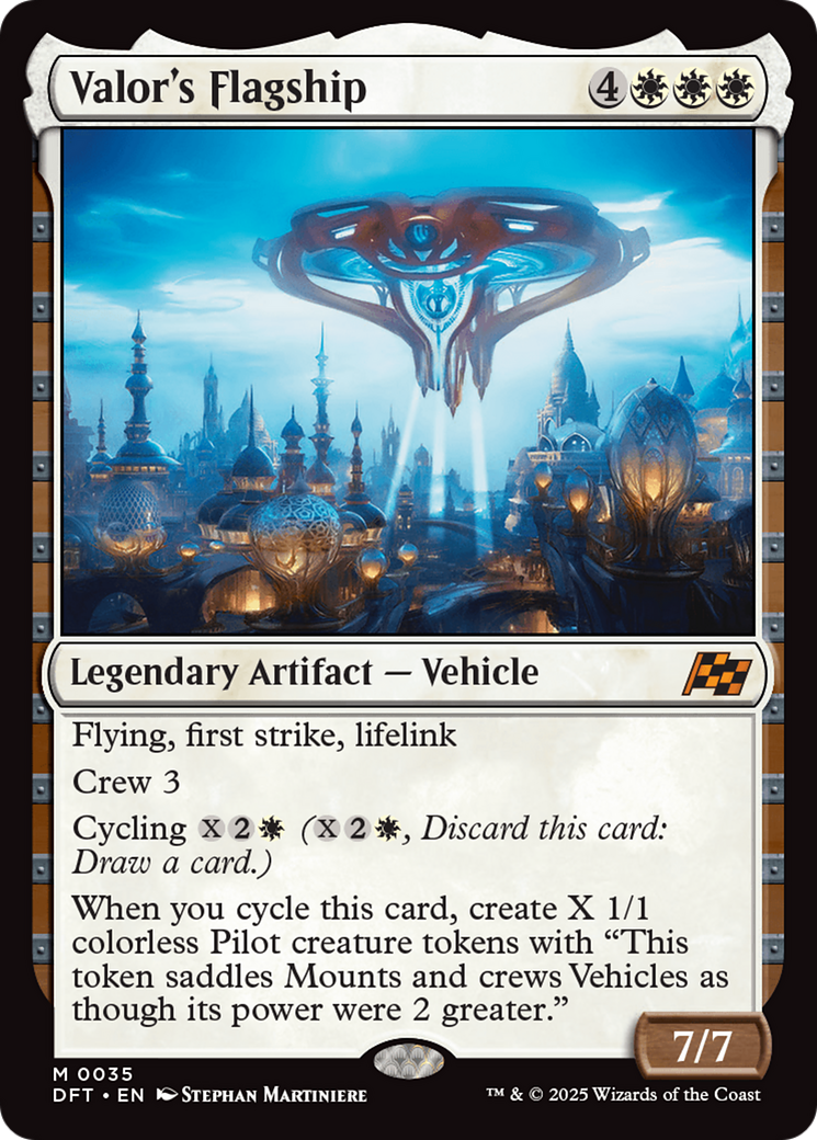Valor's Flagship [Aetherdrift] - The Mythic Store | 24h Order Processing