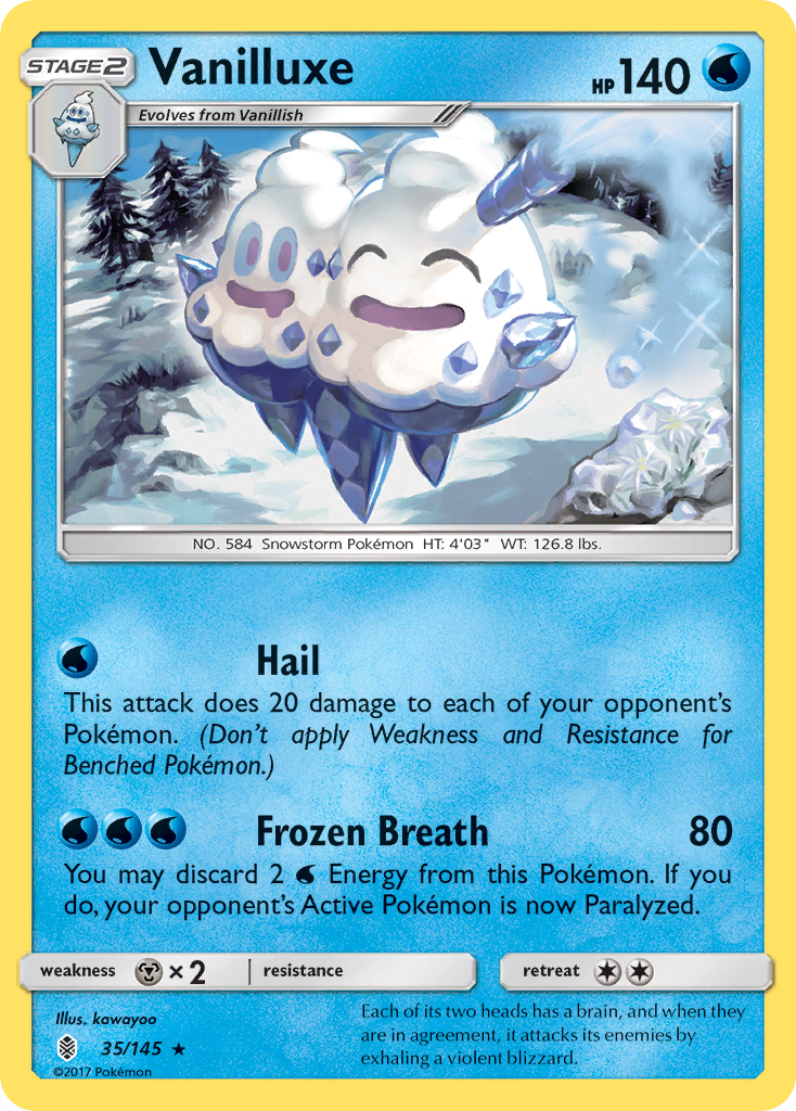 Vanilluxe (35/145) [Sun & Moon: Guardians Rising] - The Mythic Store | 24h Order Processing