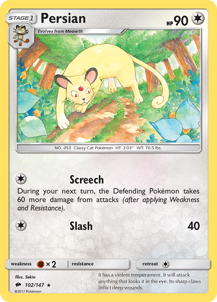 Persian (102/147) [Sun & Moon: Burning Shadows] - The Mythic Store | 24h Order Processing